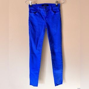 JBRAND Super Skinny Pant BLUE SIZE 24